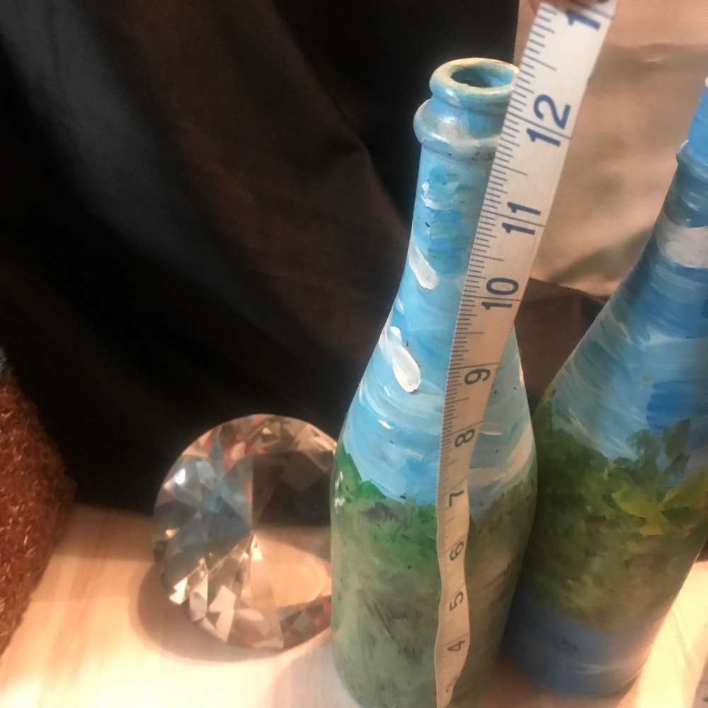 💚💙 Bottle Vase 💚💙 - Picture 10 of 13